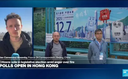 Polls open for legislative elections in Hong Kong after deadly fire