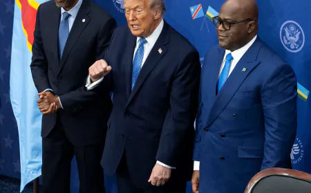 Trump Trumpets Peace in Africa Amid War on Drug Boats, in Day of Dissonance