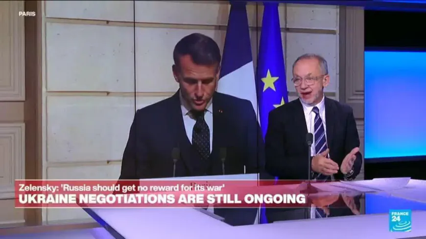 'We will continue to support Ukraine's resistance', Macron says in joint speech