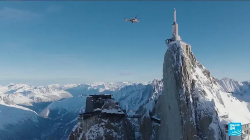 France: Extreme footbridge replacement at Mont Blanc summit