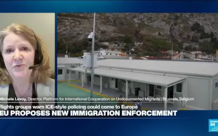 'Massive use of detention': Rights groups warn ICE-style policing could come to Europe