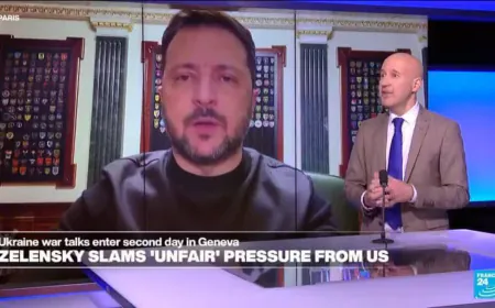 Ukraine peace talks enter second day as Zelensky slams ‘unfair’ US pressure