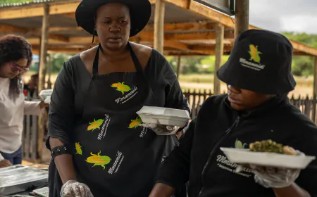 Botswana’s ‘Corn Lady’ Finds Fame With Food Stands