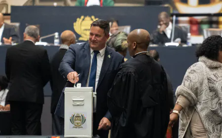 John Steenhuisen, South African Party Leader, to Step Down