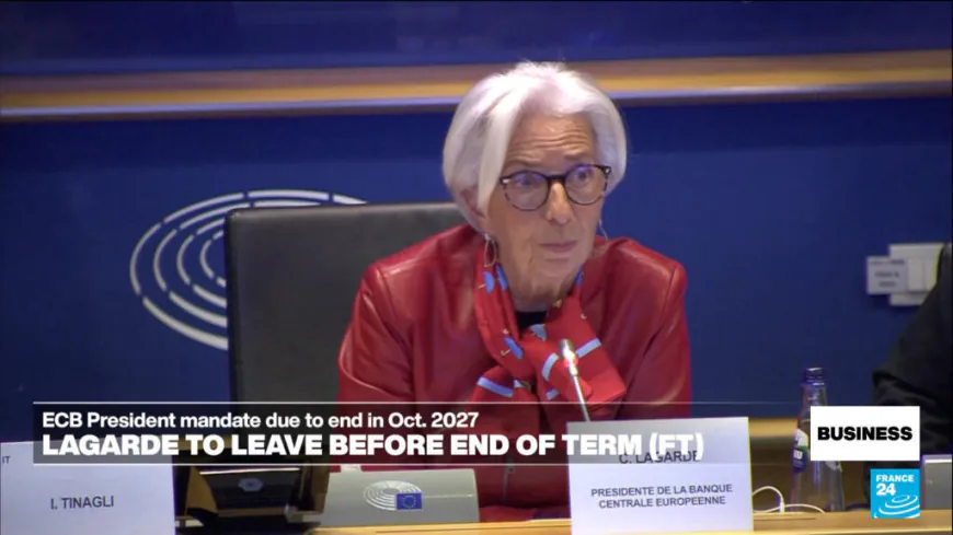 ECB's Lagarde reportedly to leave before end of her term
