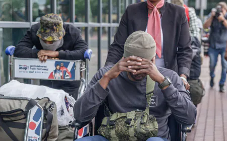 15 South Africans Duped Into Fighting for Russia in Ukraine Return Home