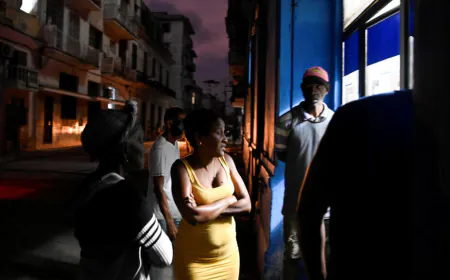 Cuba hit by massive islandwide blackout as power grid crisis deepens