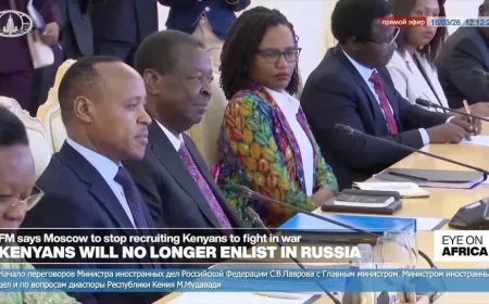 Kenyans will no longer be enlisted to fight for Russia in Ukraine