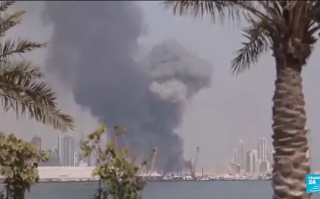 Missiles and drone attacks across the UAE as Iran presses on with air campaign in Gulf