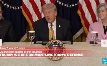 Replay: Trump says US dismantled Iran's defense as Middle East war continues