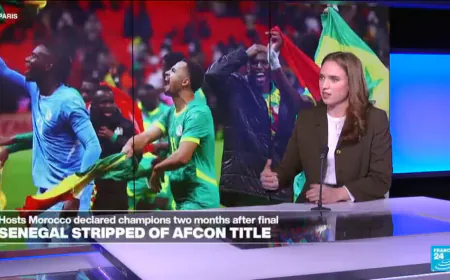 Senegal sensationally stripped of AFCON title, Morocco declared champions