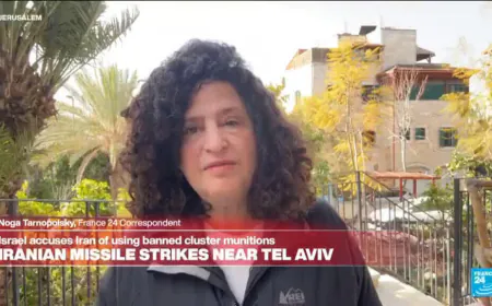 Iran missile fire kills two in central Israel