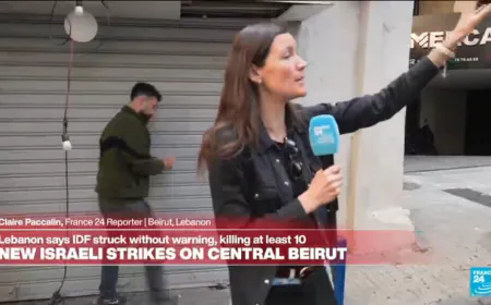 On the ground: Lebanon says Israel struck without warning, killing at least 10 in Beirut