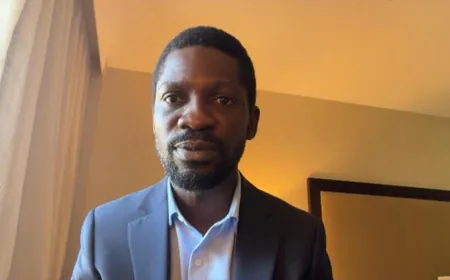 'I intend to go back to my country': Exiled Ugandan opposition leader Bobi Wine