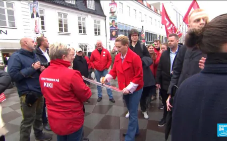 Denmark's Frederiksen weakened by election setback, coalition talks loom