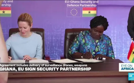 Ghana signs security partnership with the EU