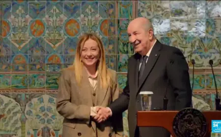 Italy's Meloni says to boost cooperation with Algeria on gas deliveries