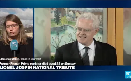 France pays national tribute to former Prime Minister Lionel Jospin