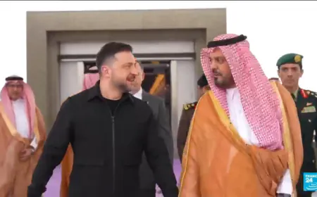 Ukraine, Saudi sign air defence deal during Zelensky surprise visit