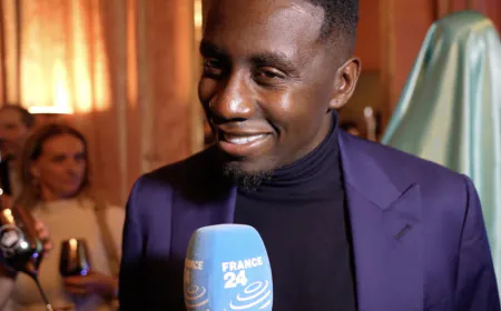 Football fever comes to New York with unveiling of France's World Cup jersey