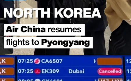 Air China resumes flights to North Korea after six-year pause