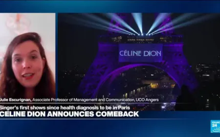 'A New Day Has Come': Veritable treasure hunt as Eiffel Tower fêtes return of Celine Dion