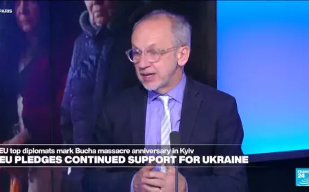 As Ukraine commemorates the Bucha massacre, Russia rejects idea of Easter truce