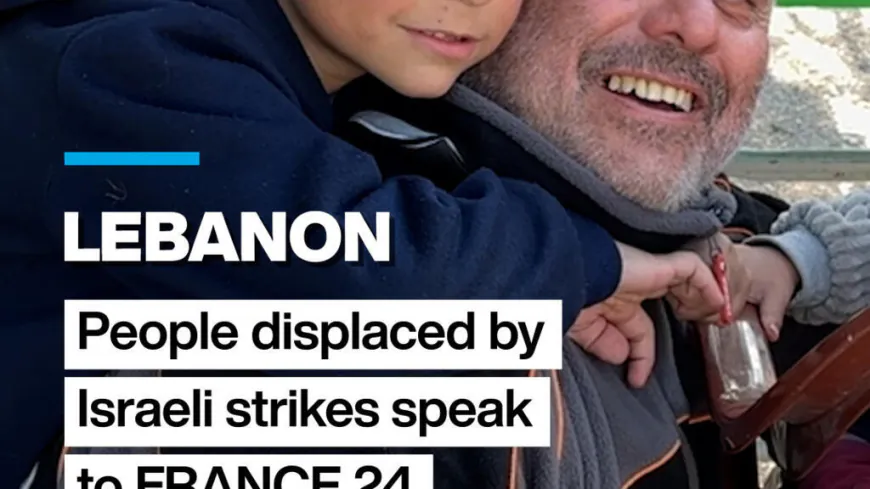 Lebanese displaced by Israeli strikes speak to FRANCE 24