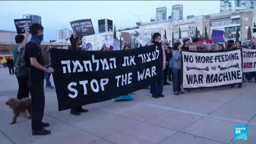 Anti-war protests in Israel: Hundreds gather in Tel-Aviv