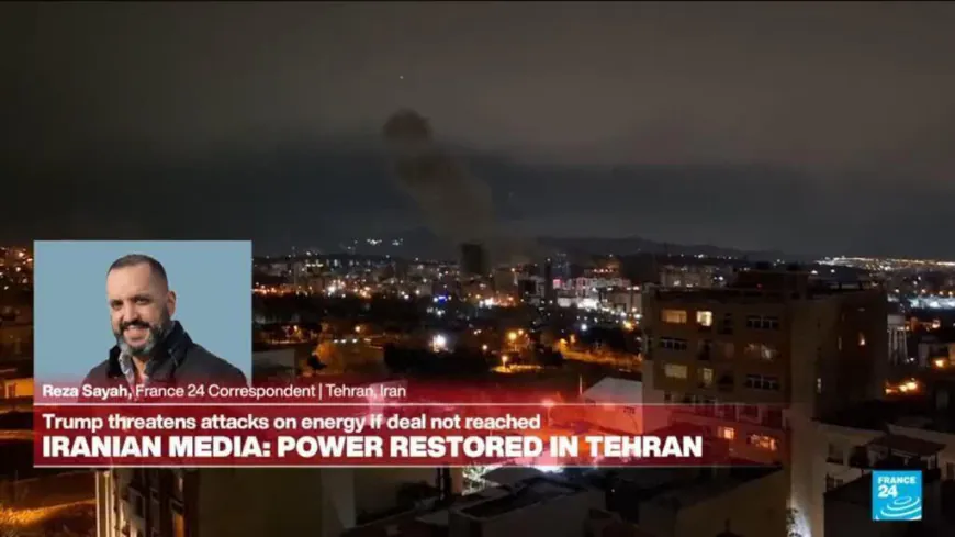 Multiple explosions, airstrikes knock out power in Tehran