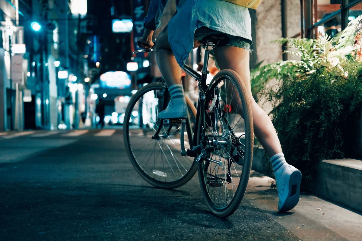 Riding a bike is a delightful and invigorating experience