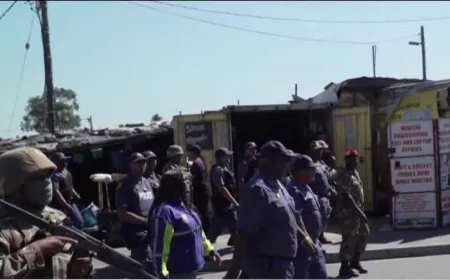 South Africa deploys troops to tackle crime in Cape Town townships