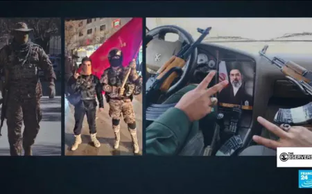 Members of Iran’s Basij militia mount online intimidation campaign to deter protests