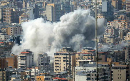 Israel launches new strikes on Lebanon, forces closure of Syria border crossing