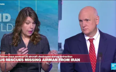 War in the Middle East: the US rescues missing airman from Iran