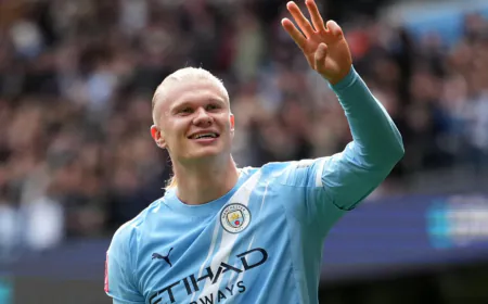 Erling Haaland the hat-trick hero as Manchester City thrash Liverpool in FA Cup