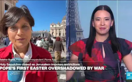 On Easter, Pope Leo urges world leaders to end wars, renounce conquest