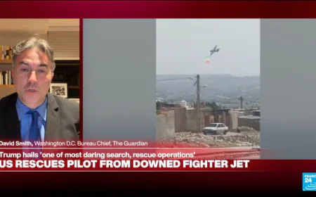 US aviator missing after Iran shot down fighter jet has been rescued