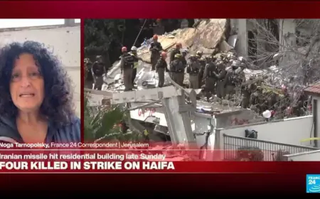 War in the Middle East: At least four killed in strike on Haifa