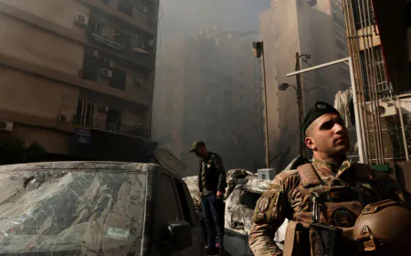Middle East live: France blasts Israel’s ‘unacceptable’ Lebanon strikes, ceasefire hangs in balance