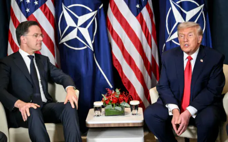 Trump meets NATO’s Rutte as US weighs exit over Iran war