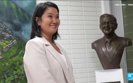 Peruvian presidential candidate Keiko Fujimori vows to expel migrants