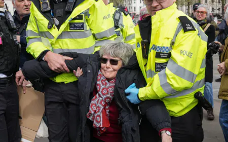 More than 500 people arrested at Palestine Action rally in London