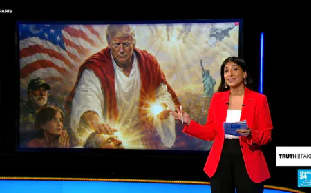 Donald Trump deletes AI image of himself as Jesus after attacking Pope Leo