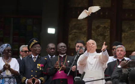 Pope Leo blasts the 'tyrants' ravaging Earth with war and exploitation on Cameroon visit