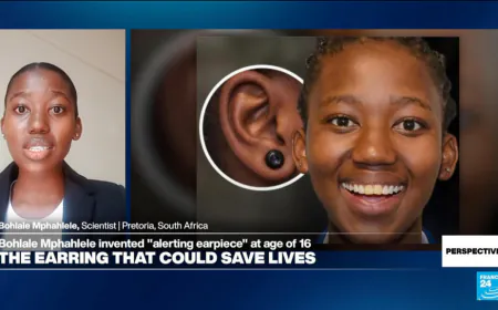 Bohlale Mphahlele: Inventor of Alerting Earpiece on helping save women's lives