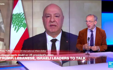 'Confusion' as Trump says Israel, Lebanon leaders to hold talks