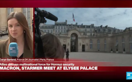 Strait of Hormuz: Macron, Starmer meet at Elysée Palace