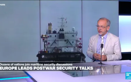 Europe leads postwar security talks