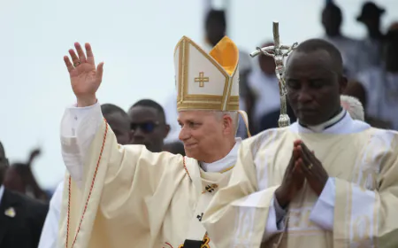 More than 120,000 people flock to Pope Leo’s giant Mass in Cameroon’s Douala